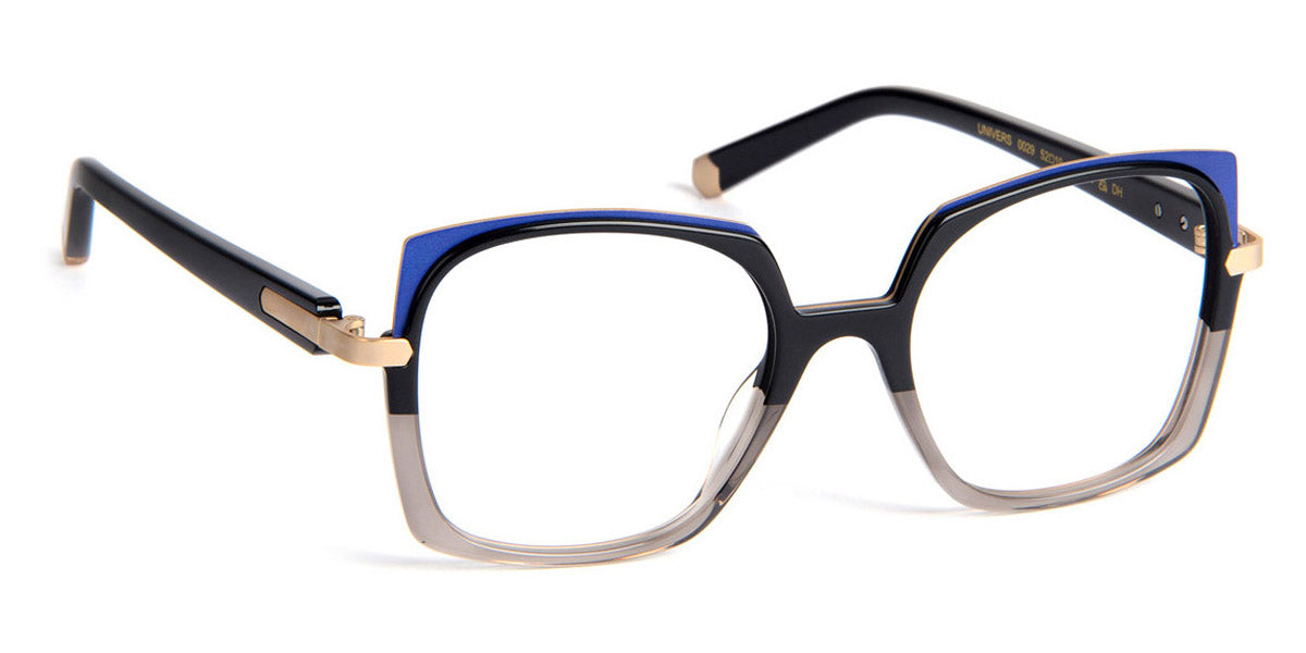 J.F. Rey® Univers JFR Univers 0029 52 - 0029 Black/Blue/Gold Eyeglasses