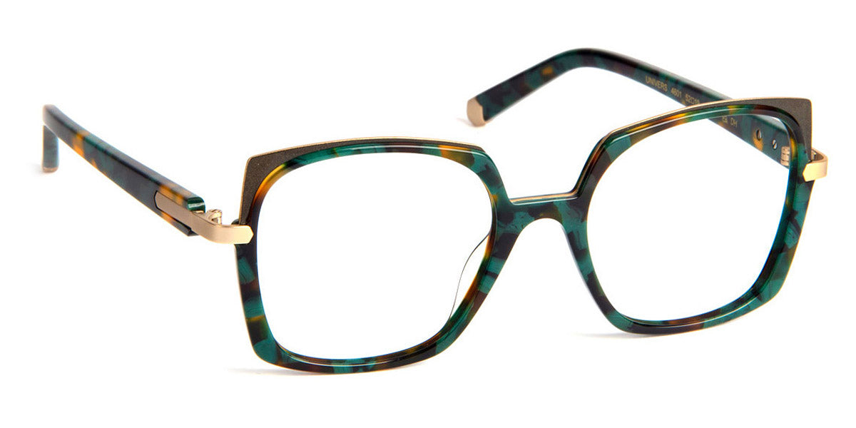 J.F. Rey® Univers JFR Univers 4601 52 - 4601 Demi Green/Black/Gold Eyeglasses