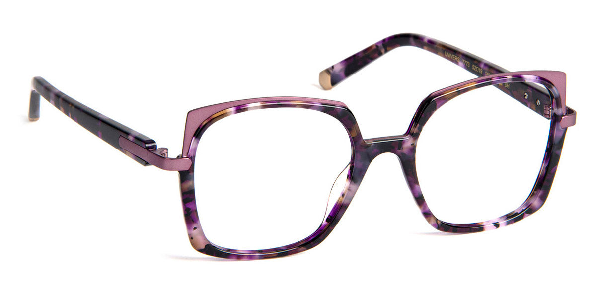 J.F. Rey® Univers JFR Univers 7773 52 - 7773 Demi Plum/Purple/Gold Eyeglasses
