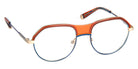 J.F. Rey® Vanessa JFR Vanessa 6127 51 - 6127 Amber/Blue/Gold Eyeglasses