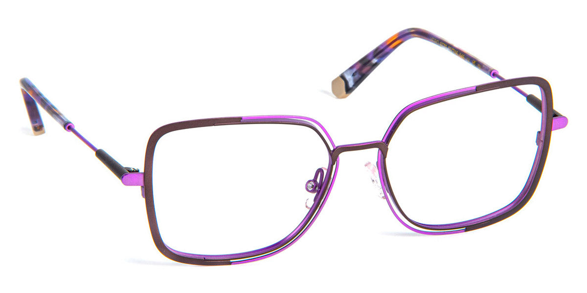 J.F. Rey® Vero JFR Vero 9770 53 - 9770 Brown/Purple Eyeglasses