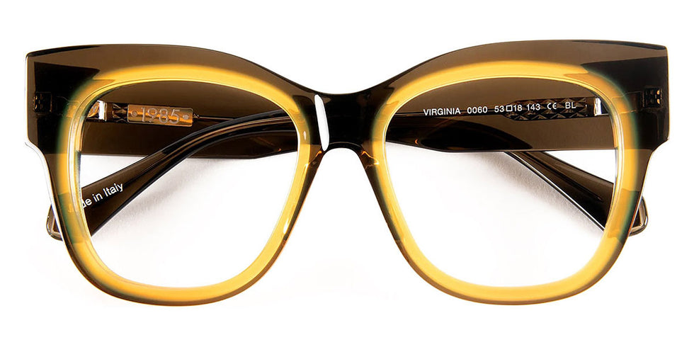 J.F. Rey® Virginia JFR Virginia 0060 53 - 0060 Black/Orange Eyeglasses