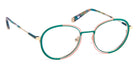J.F. Rey® Walou JFR Walou 4786 50 - 4786 Green/Pink/Gold Eyeglasses