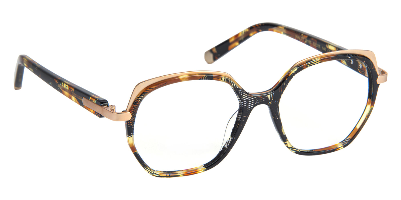 J.F. Rey® WALTY JFR WALTY 9155 52 - Demi/Pink Gold Eyeglasses