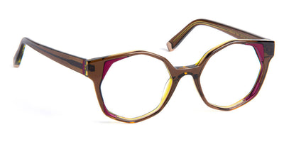 J.F. Rey® Wasila JFR Wasila 9201 50 - 9201 Brown Khaki/Plum Eyeglasses