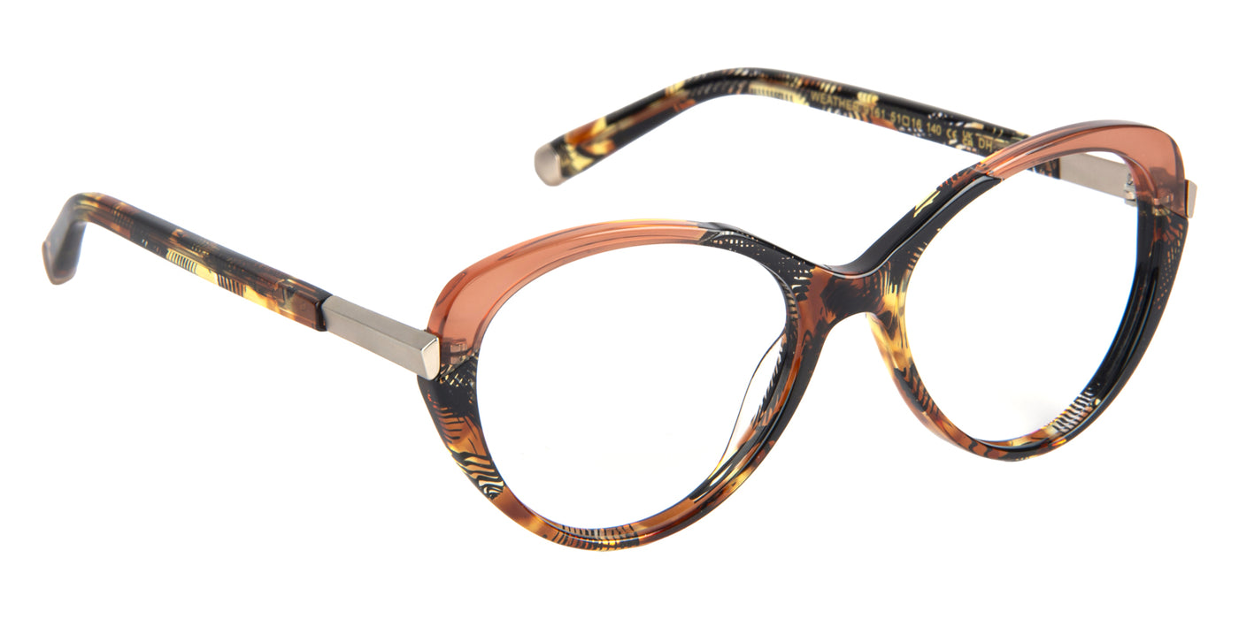 J.F. Rey® WEATHER JFR WEATHER 9161 51 - Demi/Amber/Gold Eyeglasses