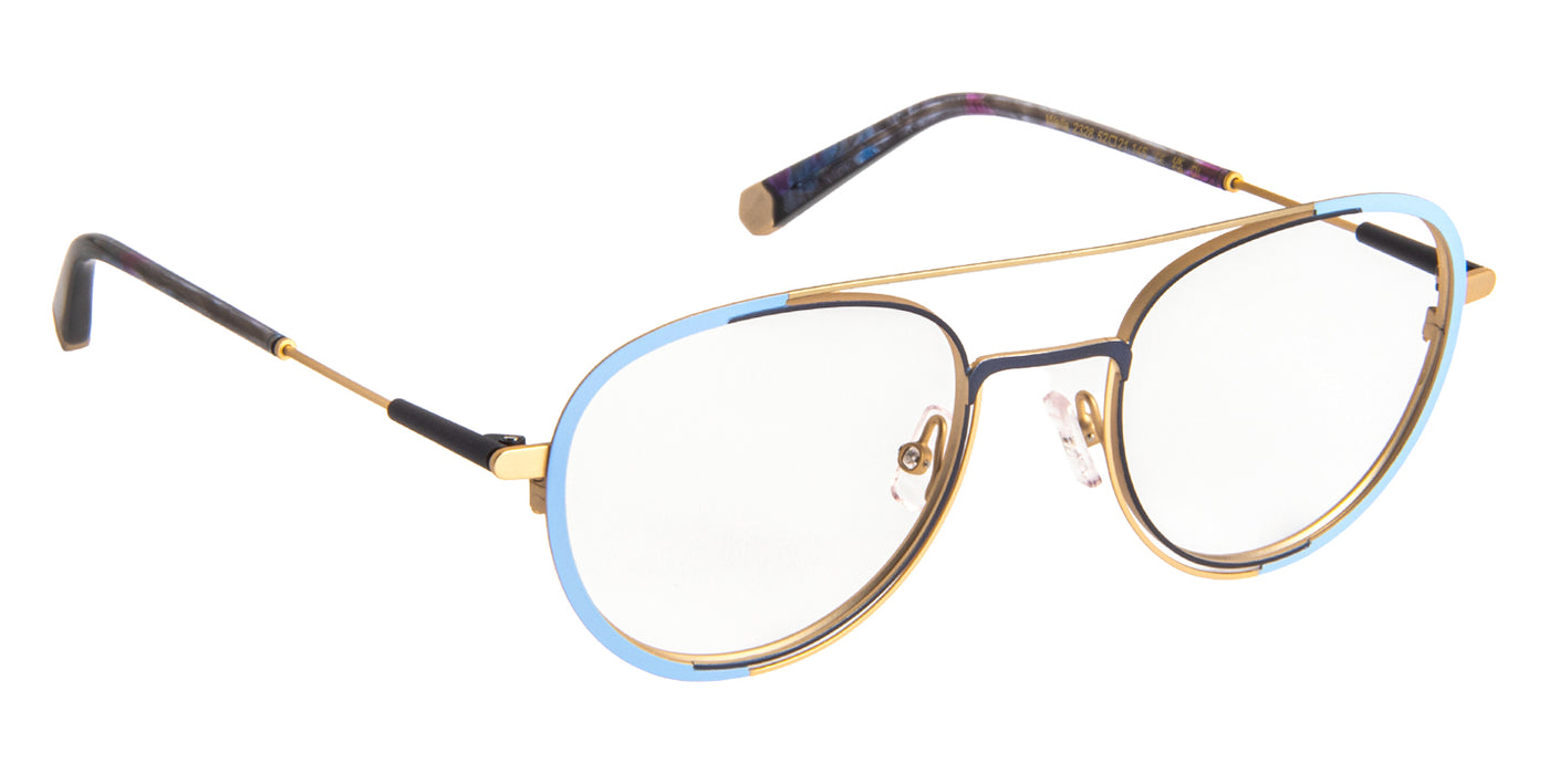 J.F. Rey® WELLA JFR WELLA 2328 52 - Blue/Navy/Gold Eyeglasses
