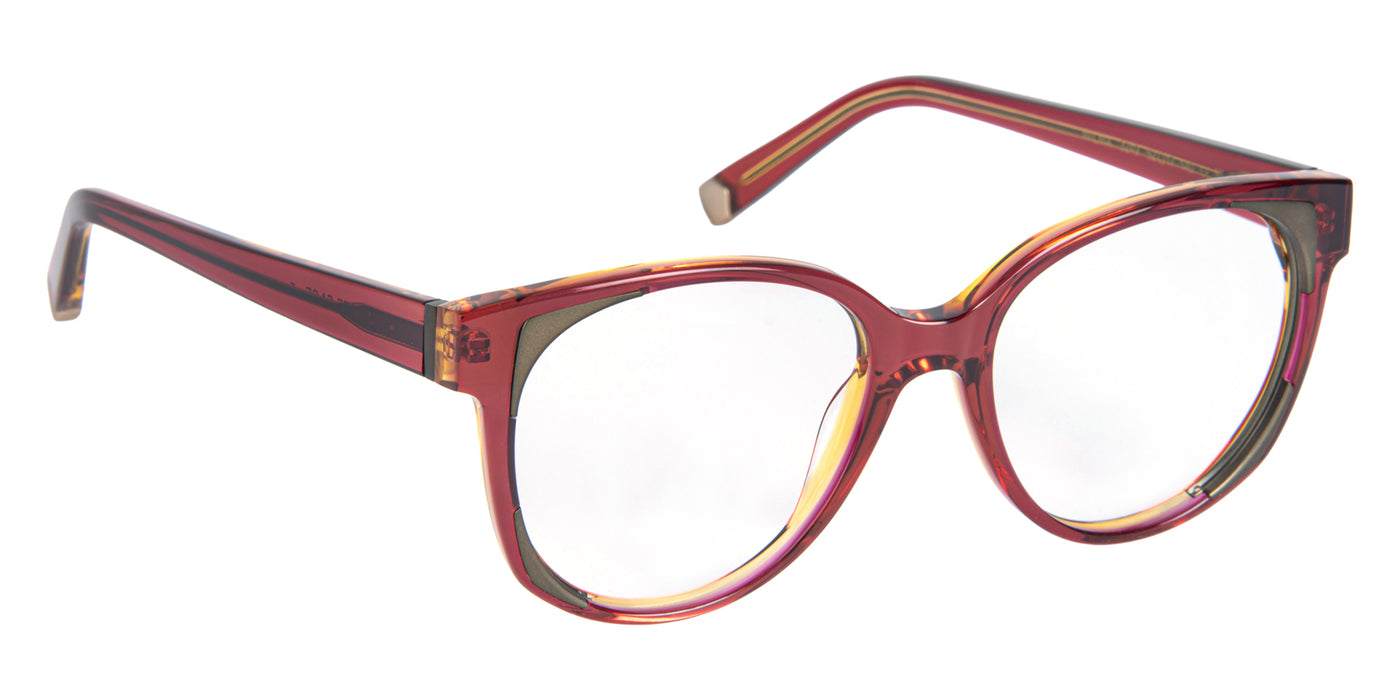 J.F. Rey® WILMA JFR WILMA 3249 52 - Red/Khaki Eyeglasses