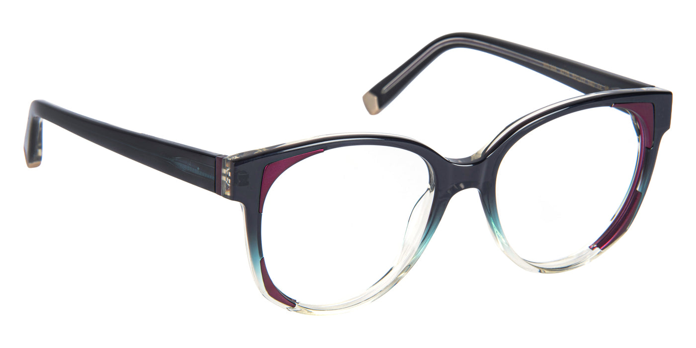 J.F. Rey® WILMA JFR WILMA 4775 52 - Gradient Green/Plum Eyeglasses