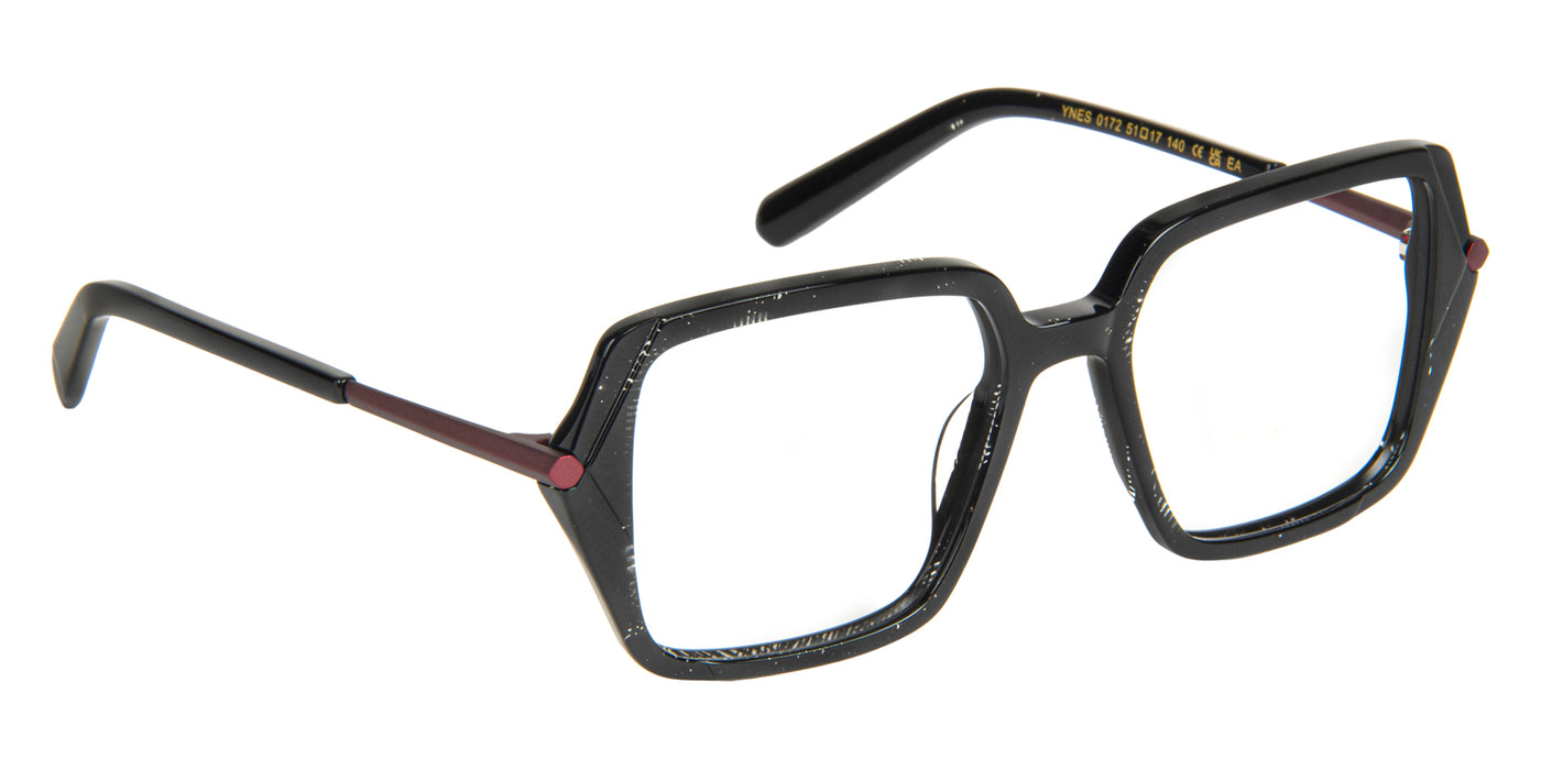 J.F. Rey® YNES JFR YNES 0172 51 - Nice Black/Cherry Eyeglasses