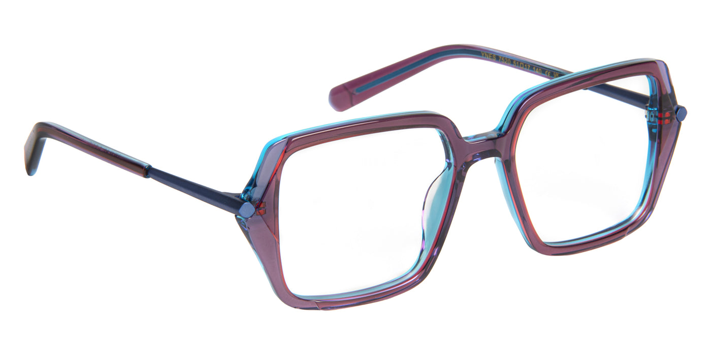 J.F. Rey® YNES JFR YNES 7520 51 - Purple Blue Eyeglasses