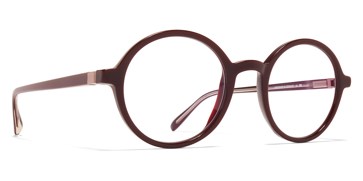 Mykita® JOJO MYK JOJO C126 Burgundy/Silk Purple Broncco 47 - C126 Burgundy/Silk Purple Broncco Eyeglasses
