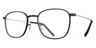 Blackfin® JOSHUA BLF JOSHUA 1707 51 - Hunter Green/Brushed Silver Eyeglasses