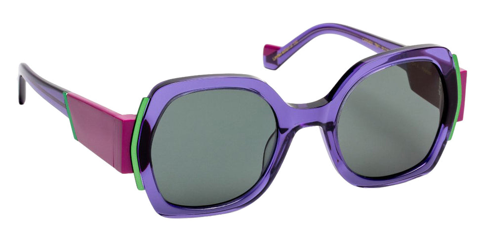 J.F. Rey® Carmen Sunglasses - 7841 - Purple Gradient/Green