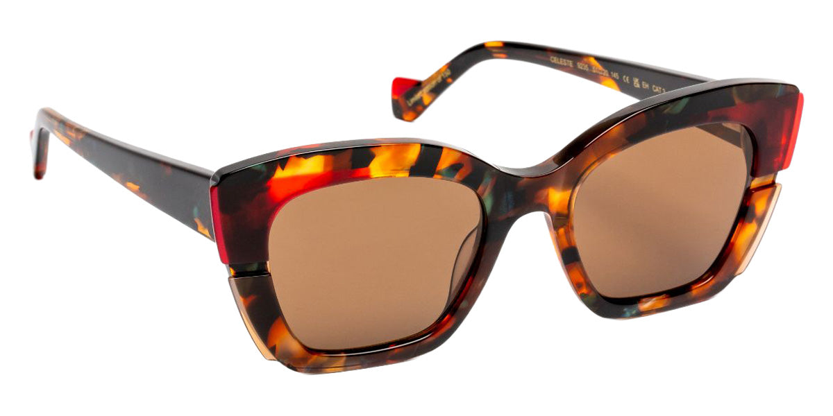 J.F. Rey® Celeste Sunglasses - 9235 - Tortoiseshell/Red
