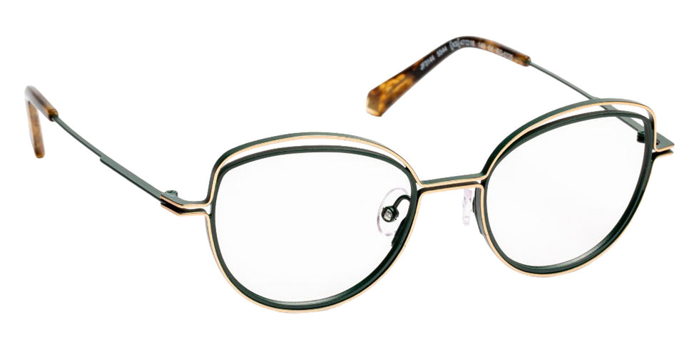 J.F. Rey® JF3144 Eyeglasses - 5544 - Gold/Green