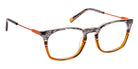J.F. Rey® Smile Eyeglasses - 60 - Black/Orange