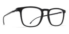 Mykita® JUJUBI MYK JUJUBI MH6 Pitch Black/Black 52 - MH6 Pitch Black/Black Eyeglasses