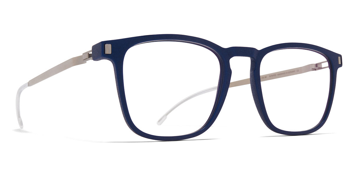 Mykita® JUJUBI MYK JUJUBI MH62 Navy Blue/Matte Silver 52 - MH62 Navy Blue/Matte Silver Eyeglasses