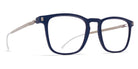 Mykita® JUJUBI MYK JUJUBI MH62 Navy Blue/Matte Silver 52 - MH62 Navy Blue/Matte Silver Eyeglasses