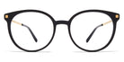 Mykita® JULLA MYK JULLA C6 Black/Glossy Gold 51 - C6 Black/Glossy Gold Eyeglasses