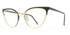 Blackfin® JUNIPER BAY BLF JUNIPER BAY 1051 51 - Black/Light Gold Eyeglasses