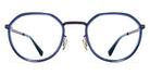 Mykita® JUSTUS MYK JUSTUS A66 Blackberry/Deep Ocean 48 - A66 Blackberry/Deep Ocean Eyeglasses