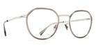 Mykita® JUSTUS MYK JUSTUS A74 Shiny Silver/Clear Ash 48 - A74 Shiny Silver/Clear Ash Eyeglasses
