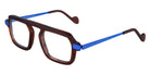 NaoNed® Kab Korzh NAO Kab Korzh 70M 50 - 70M Brown/Fluorescent Dark Blue Eyeglasses