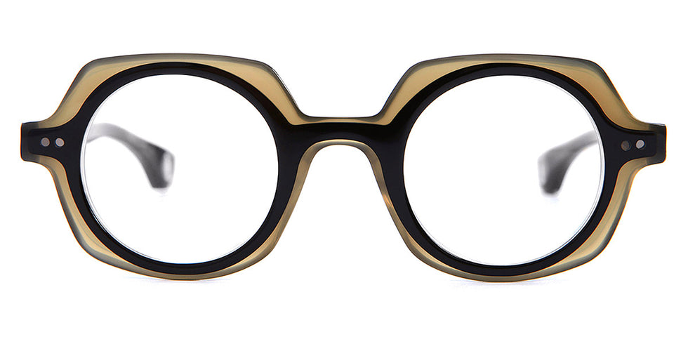 Blake Kuwahara® KAHN BLK KAHN BLACK 44 - BLACK Eyeglasses