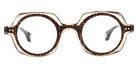 Blake Kuwahara® KAHN BLK KAHN BROWN WEAVE 44 - BROWN WEAVE Eyeglasses