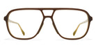 Mykita® KAMI MYK KAMI C167 Green Dark Brown/Silk Gold 57 - C167 Green Dark Brown/Silk Gold Eyeglasses
