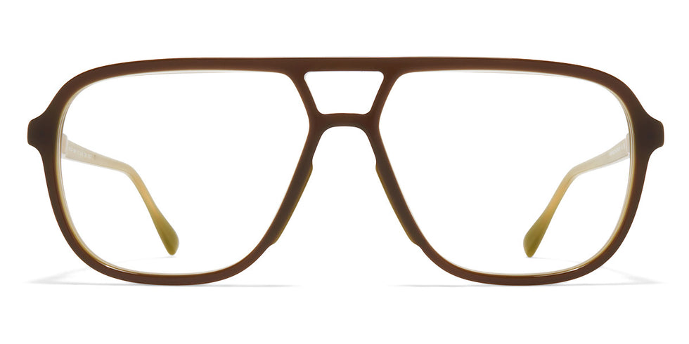 Mykita® KAMI MYK KAMI C167 Green Dark Brown/Silk Gold 57 - C167 Green Dark Brown/Silk Gold Eyeglasses