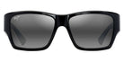 Maui Jim® Ka‘olu MAU Ka‘olu 614-02 57 - Black/Shiny / Neutral Grey Sunglasses