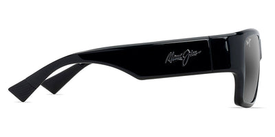 Maui Jim® Ka‘olu MAU Ka‘olu 614-02 57 - Black/Shiny / Neutral Grey Sunglasses