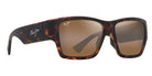 Maui Jim® Ka‘olu MAU Ka‘olu H614-10 57 - Dark Havana/Matte / HCL Bronze Sunglasses