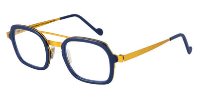NaoNed® Kerdoniz NAO Kerdoniz 23BG 48 - Solid Navy Blue / Bright Yellow Eyeglasses