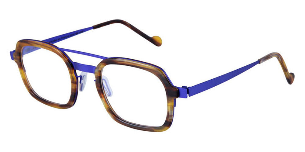 NaoNed® Kerdoniz NAO Kerdoniz 68B 48 - Tortoiseshell / Matte Bright Blue Eyeglasses