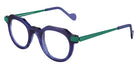 NaoNed® Kerlede NAO Kerlede 80BL 46 - 80BL Transparent Blue/Portobello Green Eyeglasses