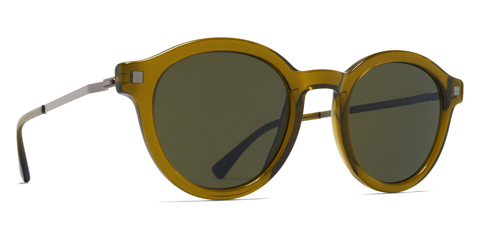 Mykita® KETILL MYK KETILL C114 Peridot/Shiny Graphite / Raw Green Solid 48 - C114 Peridot/Shiny Graphite / Raw Green Solid Sunglasses