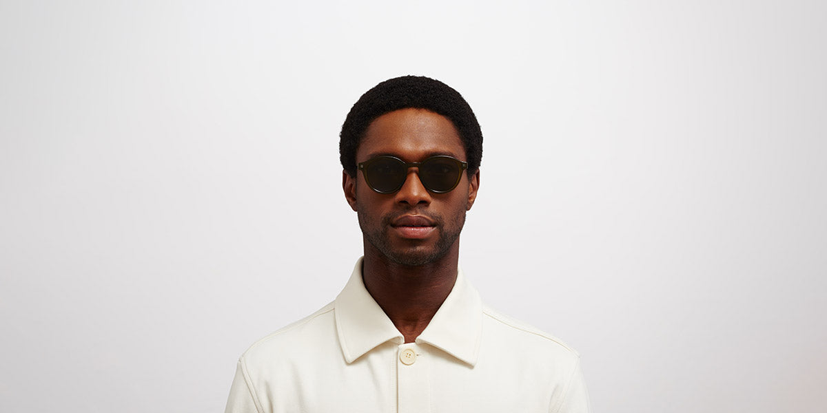Mykita® KETILL MYK KETILL C114 Peridot/Shiny Graphite / Raw Green Solid 48 - C114 Peridot/Shiny Graphite / Raw Green Solid Sunglasses