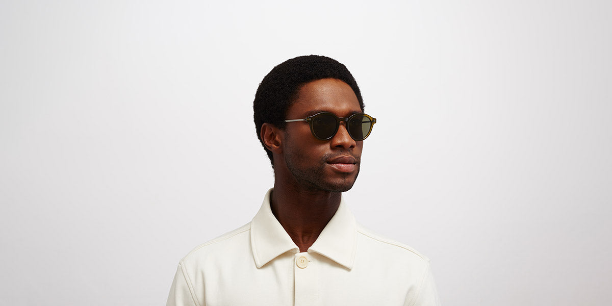 Mykita® KETILL MYK KETILL C114 Peridot/Shiny Graphite / Raw Green Solid 48 - C114 Peridot/Shiny Graphite / Raw Green Solid Sunglasses