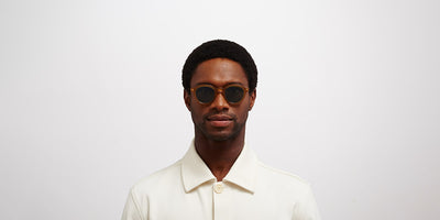 Mykita® KETILL MYK KETILL C99 Brown/Dark Brown/Glossy Gold / Polarized Pro Green 15 48 - C99 Brown/Dark Brown/Glossy Gold / Polarized Pro Green 15 Sunglasses