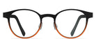 Blackfin® KEY WEST BLF Key West 1501 46 - Black Ink/Space Orange Eyeglasses