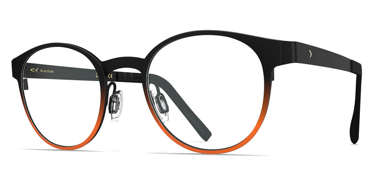 Blackfin® KEY WEST BLF Key West 1501 46 - Black Ink/Space Orange Eyeglasses