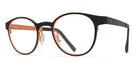 Blackfin® KEY WEST BLF KEY WEST 176 46 - Black/Orange Eyeglasses