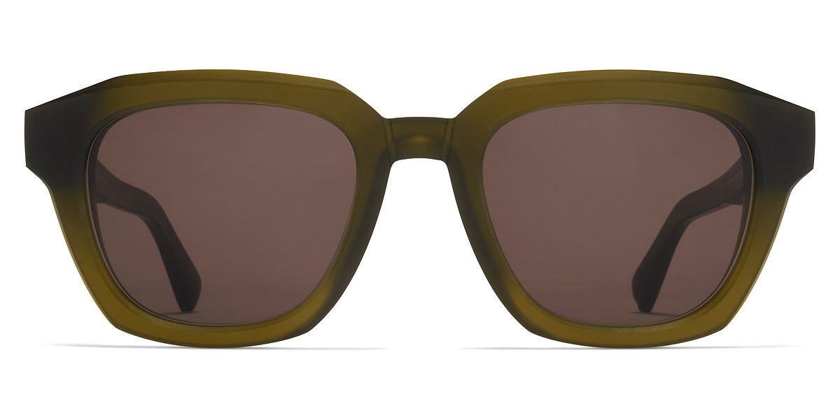 Mykita® KIENE MYK KIENE Chilled Raw Peridot/Silver / Brown Solid 50 - Chilled Raw Peridot/Silver / Brown Solid Sunglasses