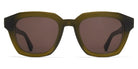 Mykita® KIENE MYK KIENE Chilled Raw Peridot/Silver / Brown Solid 50 - Chilled Raw Peridot/Silver / Brown Solid Sunglasses