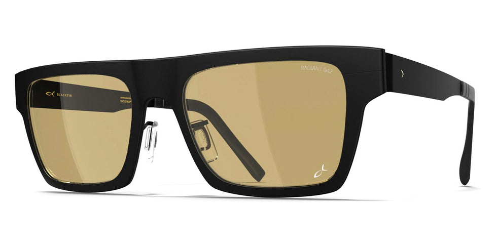 Blackfin® KNIGHTSBRIDGE BLF Knightsbridge Sun 1845 54 - Silk Feel Matt Black Sunglasses
