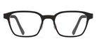 Blackfin® KODIAK BLF KODIAK 814 50 - Blackfin Black/Paprika Orange Eyeglasses
